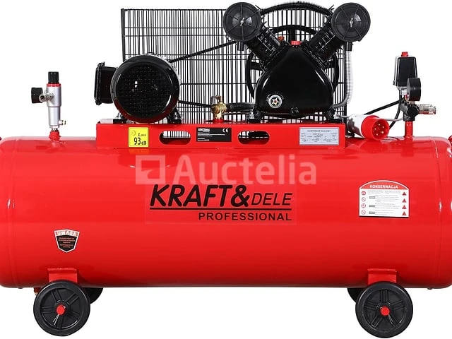 200l 2-zuiger oliecompressor + kraft&dele-separator - afbeelding 2 van  5