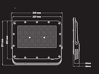200w 5000k led breedstraler met lens waterdicht(4x) - afbeelding 5 van  8