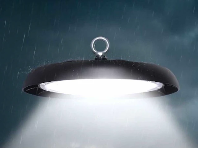 200w 5000k led ufo highbay met lens waterdicht(10x) - afbeelding 1 van  7