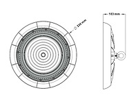 200w 5000k led ufo highbay met lens waterdicht(5x) - afbeelding 7 van  7
