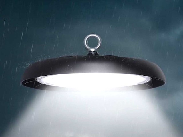 200w 5000k led ufo highbay met lens waterdicht - afbeelding 1 van  7