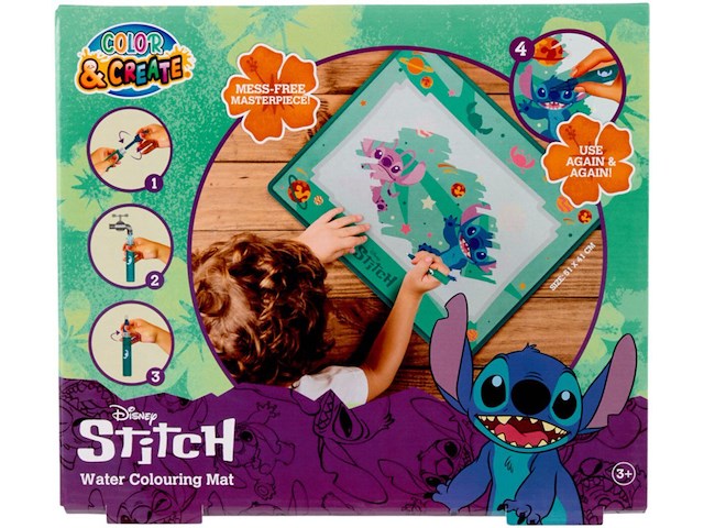 200x disney stitch - waterkleuren speelmat - afbeelding 4 van  4