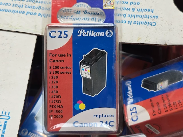 (200x) inktpatronen voor printers pelikan c25 - afbeelding 1 van  4