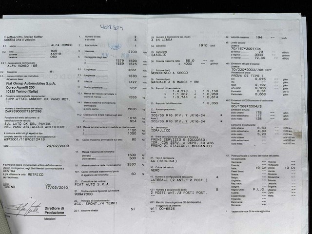 2010 alfa romeo 159 - afbeelding 20 van  30