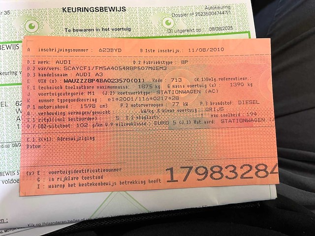 2010 audi a3 - personenauto ( lage km) - afbeelding 6 van  18