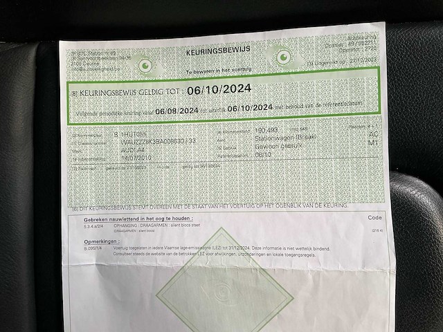 2010 audi a4 personenauto - afbeelding 9 van  12