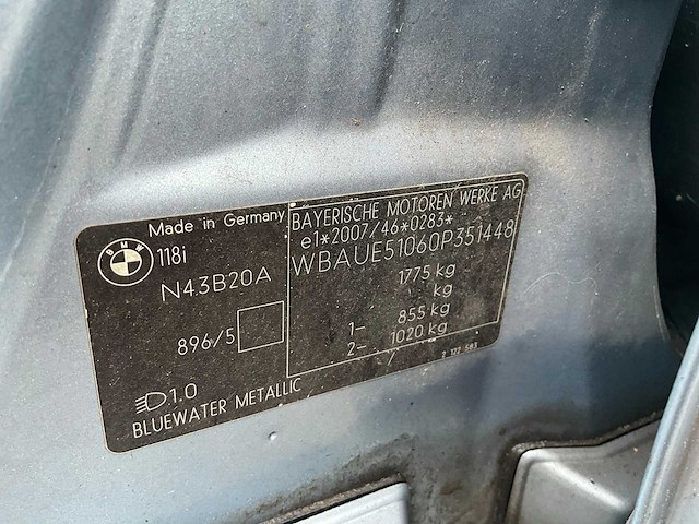 2010 bmw 118 - afbeelding 34 van  39