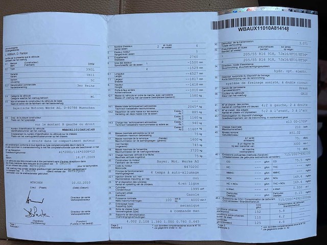 2010 bmw 318d stationwagen - afbeelding 28 van  37