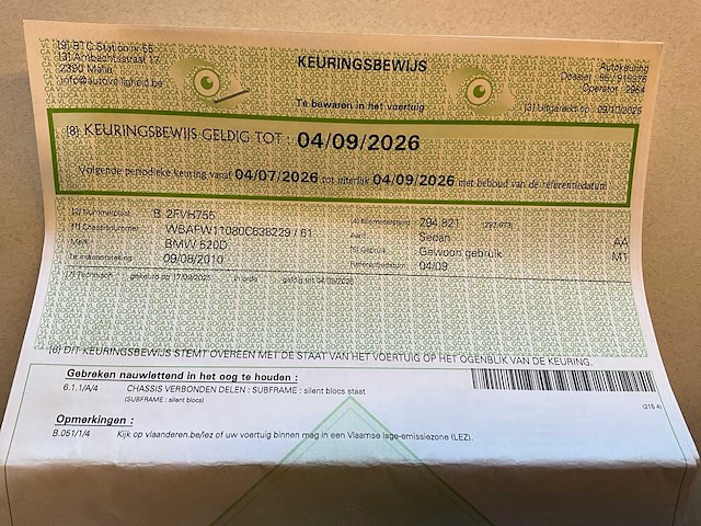 2010 bmw 520d - afbeelding 26 van  29