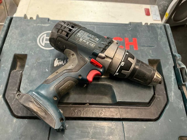 2010 bosch gsr 14,4ve-2li schroefboormachine - afbeelding 3 van  8
