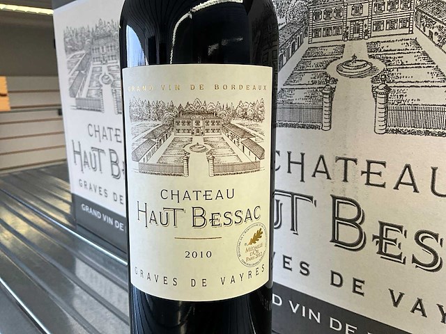 2010 château haut bessac rode wijn (12x) - afbeelding 2 van  4
