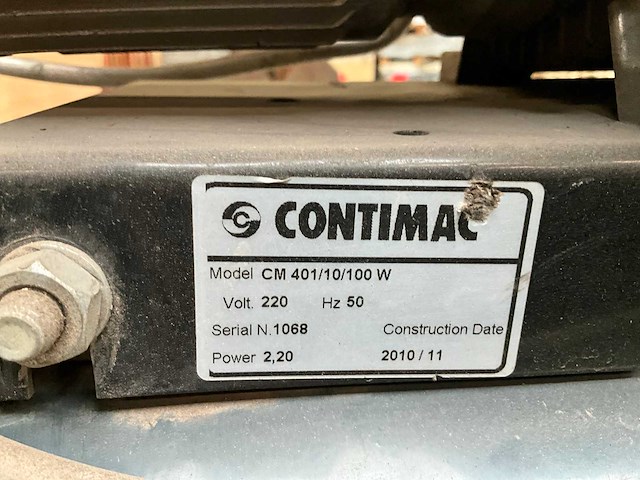 2010 contimac cm 401/10/100 w luchtcompressor - afbeelding 4 van  9