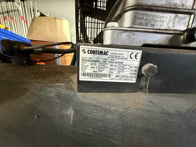 2010 contimac professional cm 1000/10/500d combinatielot 2 stationaire zuigercompressoren contimac professional en kaeser - afbeelding 3 van  5