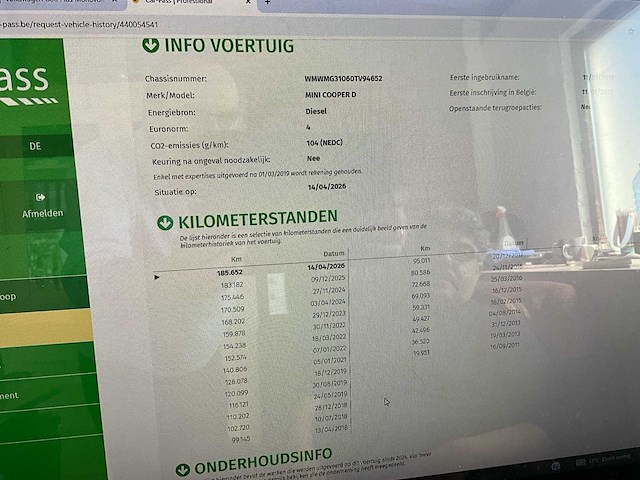2010 cooper d mini n/mg31/aa mini n mini - afbeelding 33 van  36