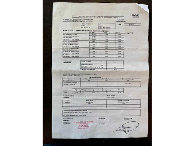 2010 daf fa-lf45 vrachtwagen - afbeelding 27 van  35