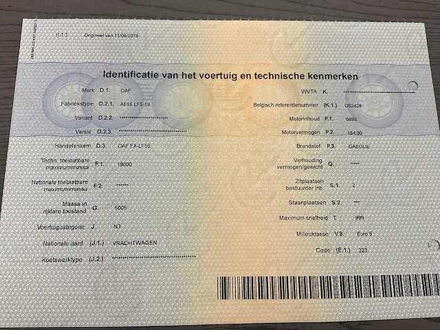 2010 daf lf 55.250 - hydraulische laadklep - 183000km - afbeelding 43 van  51