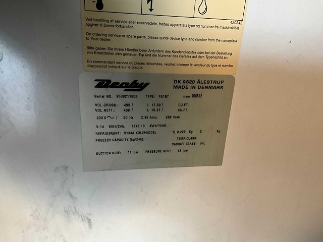 2010 decby f51st vriezer - afbeelding 6 van  6