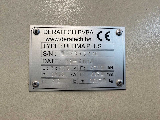 2010 deratech ultima plus kantbank - afbeelding 7 van  7