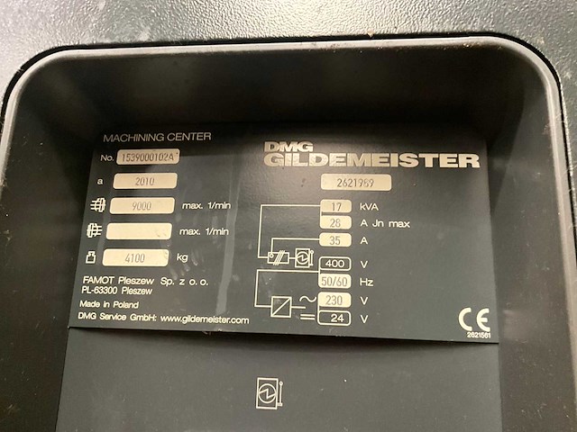 2010 dmg gildemeister cnc-draaibankmachine center - afbeelding 6 van  7