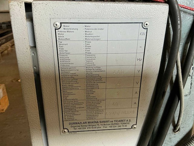 2010 durma mrb-e 1003 plaatwals - afbeelding 8 van  9