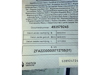 2010 fiat doblo cargo personenauto - afbeelding 8 van  9