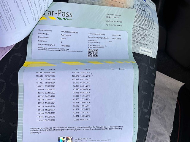 2010 fiat doblo - afbeelding 25 van  38