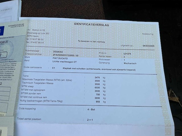 2010 fiat ducato 3 zijdelingse kipper van scatollini bedrijfswagen - afbeelding 33 van  39