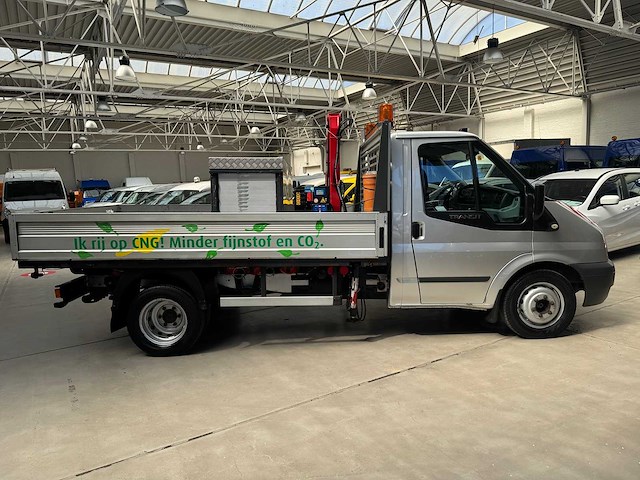 2010 ford transit benzine / cng - kraan + steunpoten - afbeelding 3 van  23