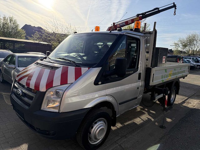 2010 ford transit benzine / cng - kraan + steunpoten - afbeelding 1 van  23
