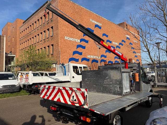 2010 ford transit benzine / cng - kraan + steunpoten - afbeelding 14 van  23