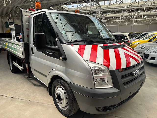 2010 ford transit benzine / cng - kraan + steunpoten - afbeelding 17 van  23