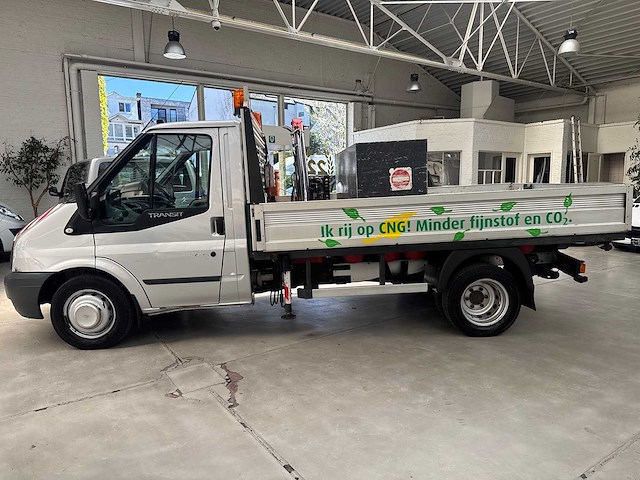 2010 ford transit benzine / cng - kraan + steunpoten - afbeelding 11 van  19