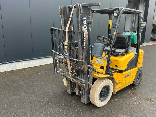 2010 hyundai 25l-7 vorkheftruck - afbeelding 10 van  14