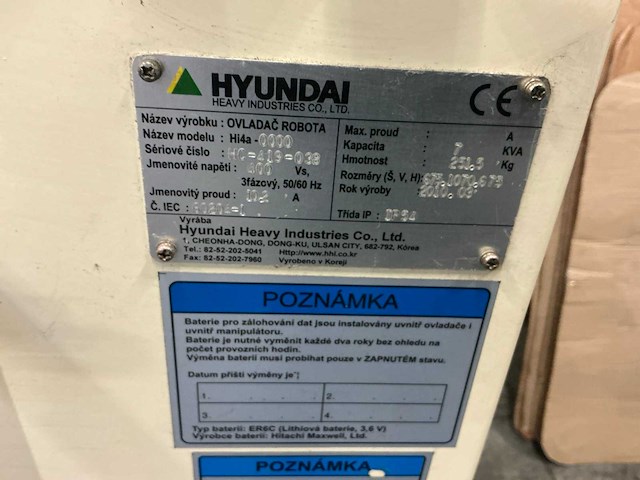 2010 hyundai hx130 industriële robot - afbeelding 6 van  15