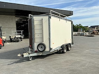 2010 ifor williams bv126g gesloten dubbelasser geremd aanhangwagen - afbeelding 1 van  36
