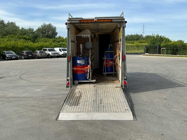 2010 ifor williams bv126g gesloten dubbelasser geremd aanhangwagen - afbeelding 24 van  36