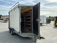 2010 ifor williams bv126g gesloten dubbelasser geremd aanhangwagen - afbeelding 25 van  36