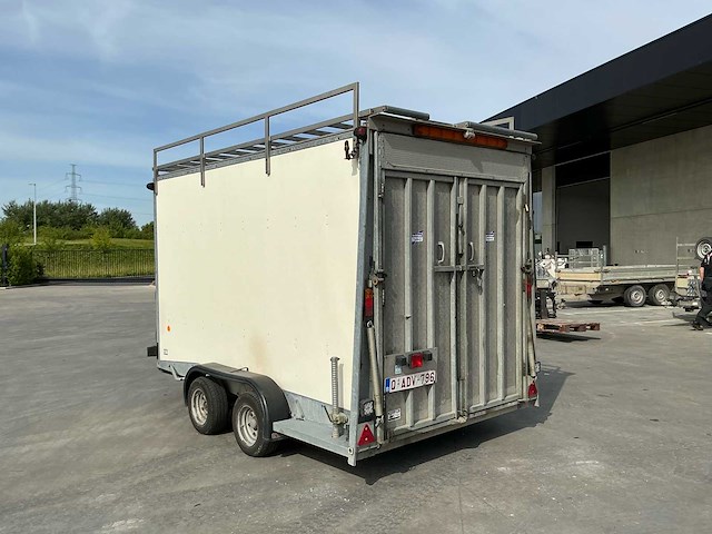 2010 ifor williams bv126g gesloten dubbelasser geremd aanhangwagen - afbeelding 3 van  36