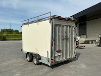 2010 ifor williams bv126g gesloten dubbelasser geremd aanhangwagen - afbeelding 3 van  36