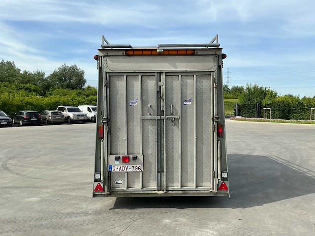 2010 ifor williams bv126g gesloten dubbelasser geremd aanhangwagen - afbeelding 4 van  36