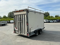 2010 ifor williams bv126g gesloten dubbelasser geremd aanhangwagen - afbeelding 5 van  36