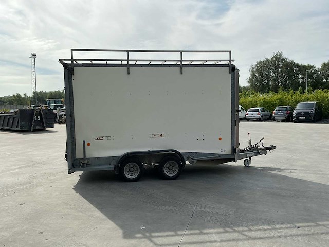 2010 ifor williams bv126g gesloten dubbelasser geremd aanhangwagen - afbeelding 6 van  36