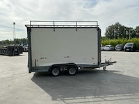 2010 ifor williams bv126g gesloten dubbelasser geremd aanhangwagen - afbeelding 6 van  36