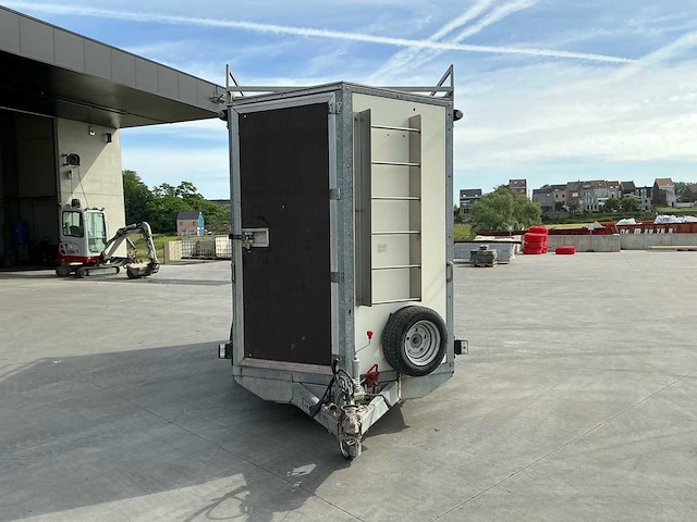 2010 ifor williams bv126g gesloten dubbelasser geremd aanhangwagen - afbeelding 8 van  36