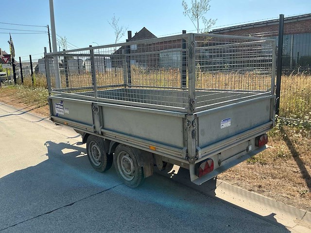 2010 ifor williams ex202 platteau aanhangwagen met opbouwhekkens - afbeelding 5 van  11