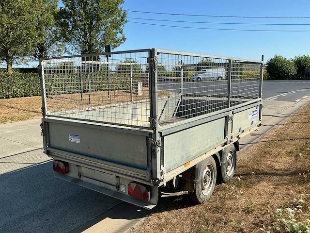 2010 ifor williams ex202 platteau aanhangwagen met opbouwhekkens - afbeelding 6 van  11