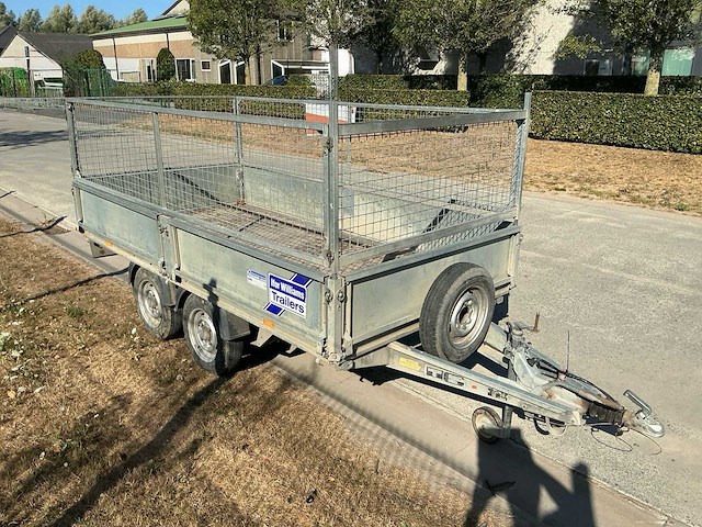 2010 ifor williams ex202 platteau aanhangwagen met opbouwhekkens - afbeelding 7 van  11