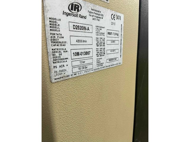 2010 ingersoll rand d2520in-a luchtdroger - afbeelding 3 van  3