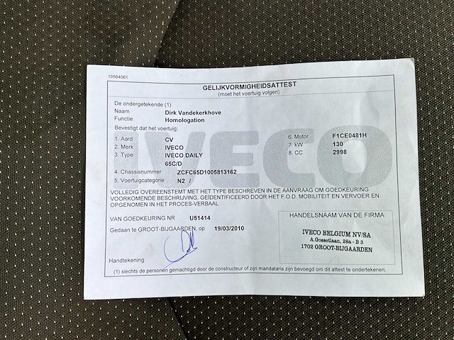 2010 iveco dagelijkse takelwagen - afbeelding 38 van  50