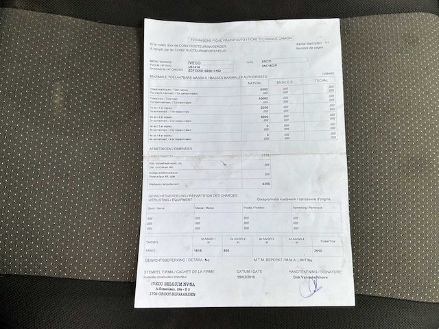 2010 iveco dagelijkse takelwagen - afbeelding 49 van  50